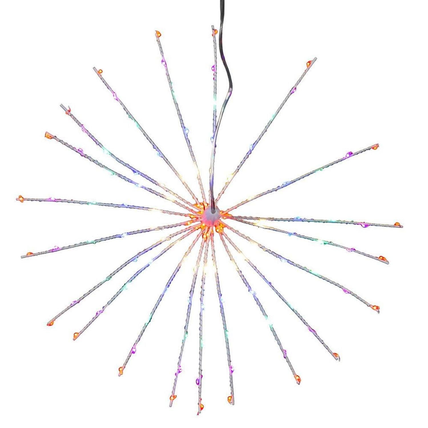 Shop For 11.8" 120 Light Multicolored Starburst at Michelle's aDOORable Creations