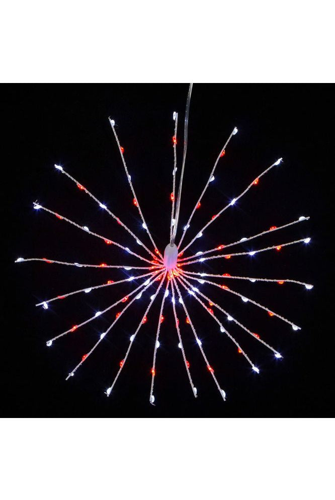 Shop For 11.8" 120 Light Red and Pure White Starburst AD1052RPW