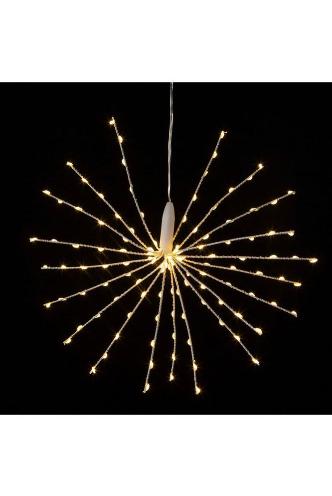 11.8" 120-Light Warm White Starburst - Michelle's aDOORable Creations - Christmas Lights