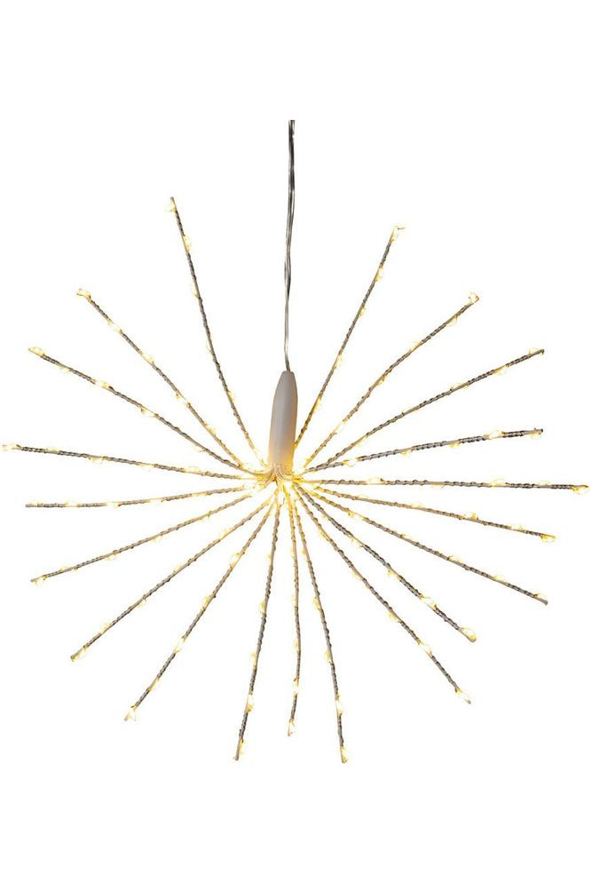 11.8" 120-Light Warm White Starburst - Michelle's aDOORable Creations - Christmas Lights