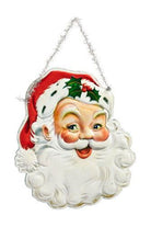 12" Classic Santa Wall Ornament - Michelle's aDOORable Creations - Wooden/Metal Signs