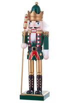 12" Classic Toy Solder Nutcracker: Green - Michelle's aDOORable Creations - Nutcrackers