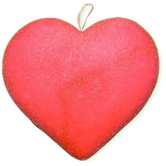 Shop For 12" Flocked Heart at Michelle's aDOORable Creations