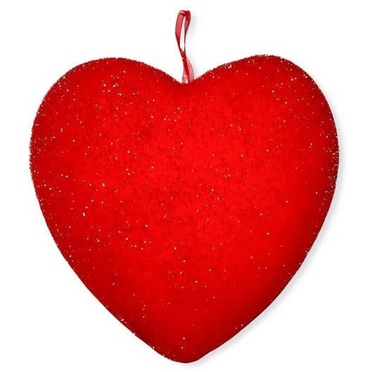 Shop For 12" Flocked Heart at Michelle's aDOORable Creations