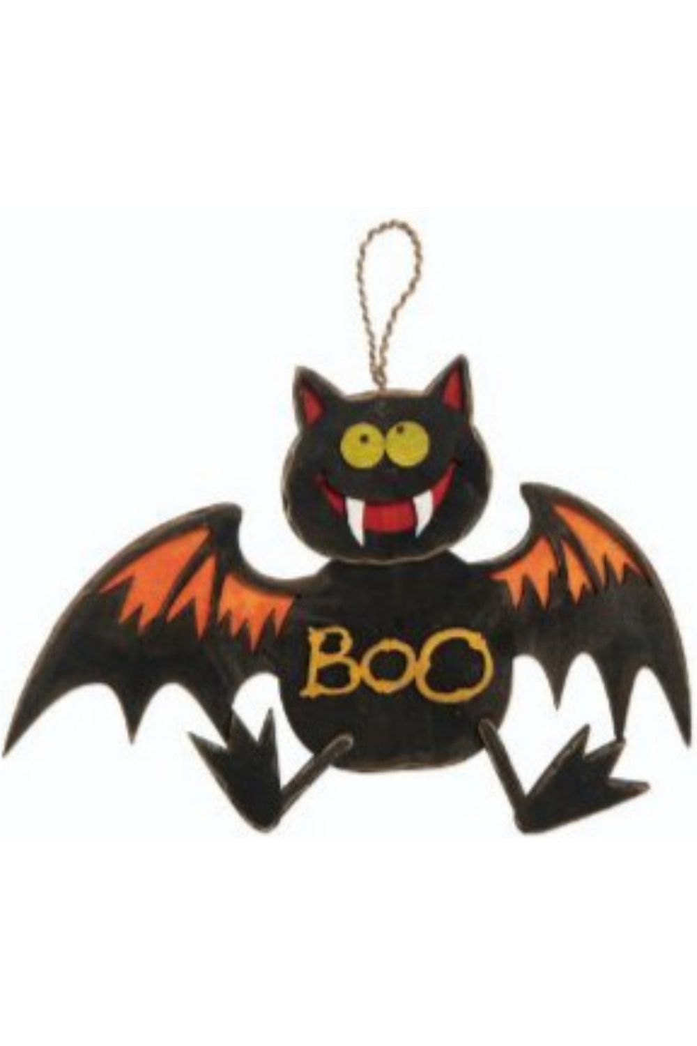 12" Halloween Hanging Decor: Bat - Michelle's aDOORable Creations - Wooden/Metal Signs