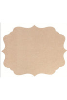 12" MDF Unfinished Shape: Scalloped Frame - Michelle's aDOORable Creations - Unfinished Wood Cutouts