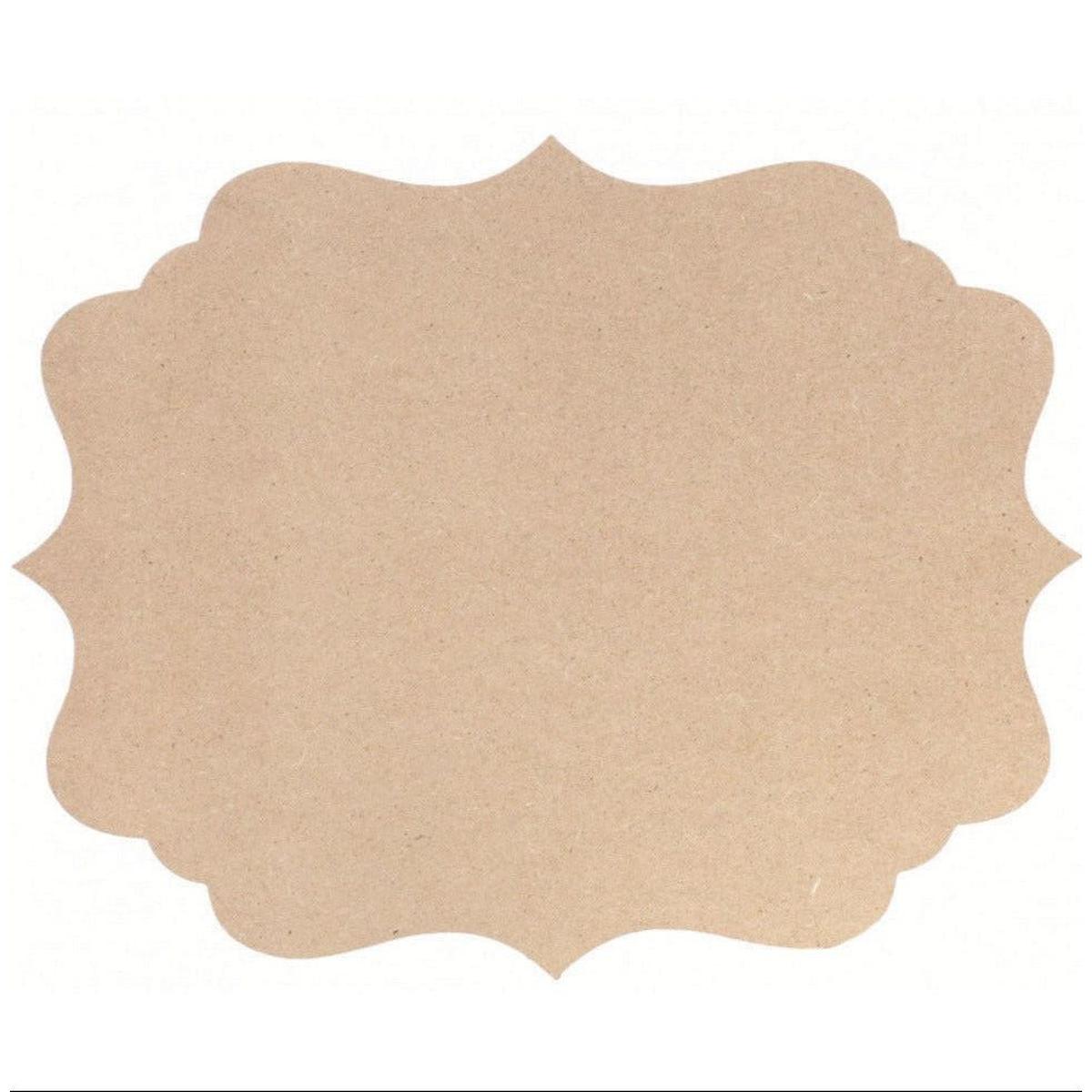 Shop For 12" MDF Unfinished Shape: Scalloped Frame at Michelle's aDOORable Creations