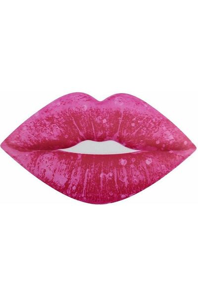 Shop For 12" Metal Embossed Hanger: Hot Pink Lips MD061611