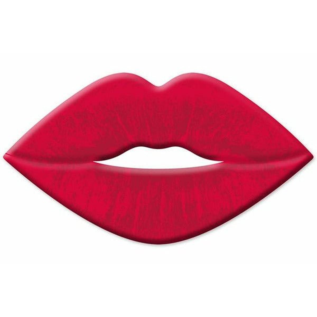 Shop For 12" Metal Embossed Hanger: Red Lips at Michelle's aDOORable Creations