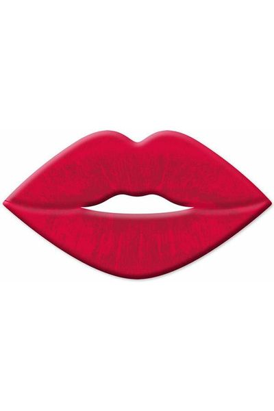 Shop For 12" Metal Embossed Hanger: Red Lips MD061624