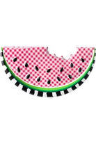 Shop For 12" Metal Embossed Hanger: Watermelon Check MD0710