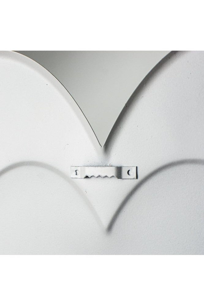 12" Metal Embossed Heart Hanger: Harlequin - Michelle's aDOORable Creations - Wooden/Metal Signs