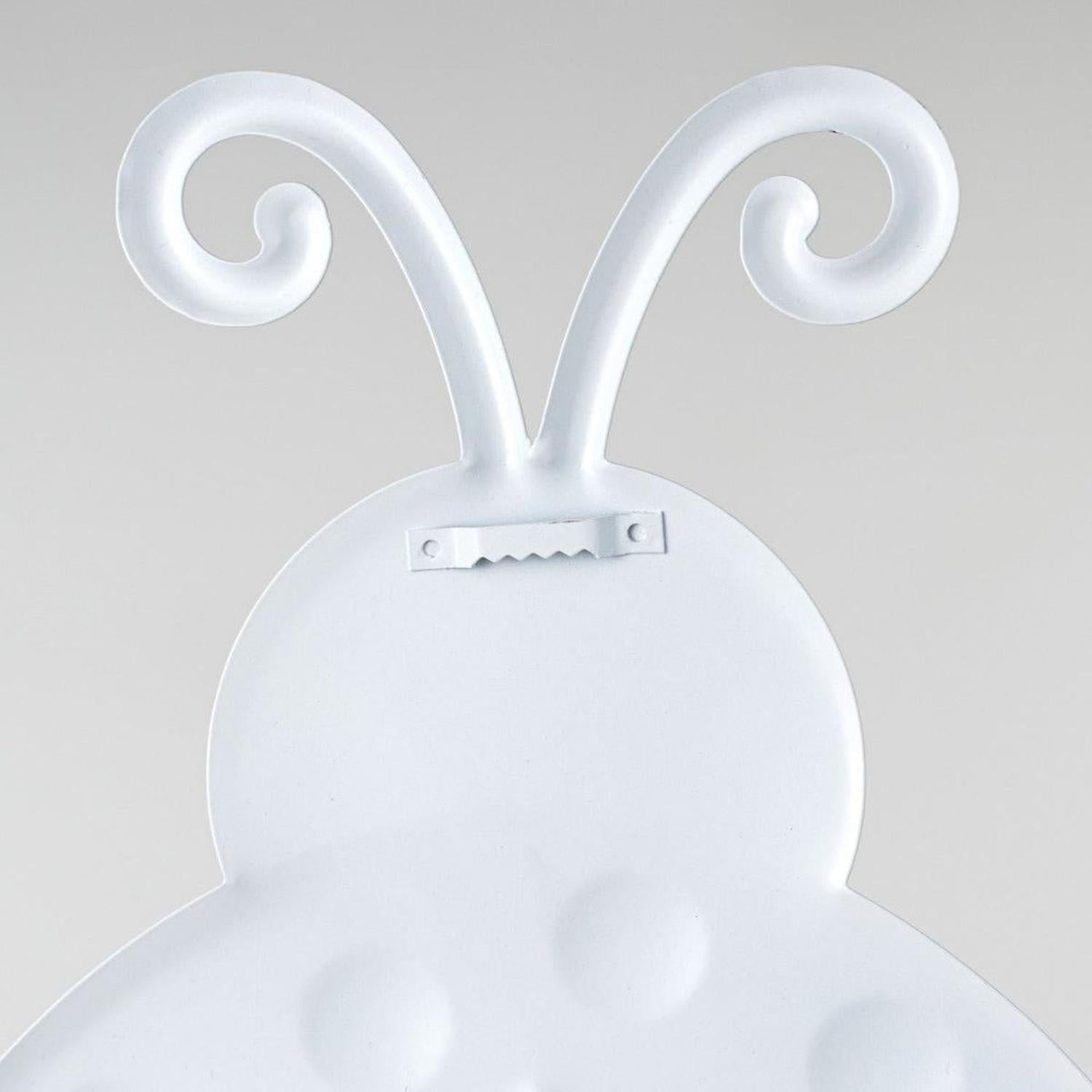 Shop For 12" Metal Embossed Ladybug Hanger: Plaid Check at Michelle's aDOORable Creations