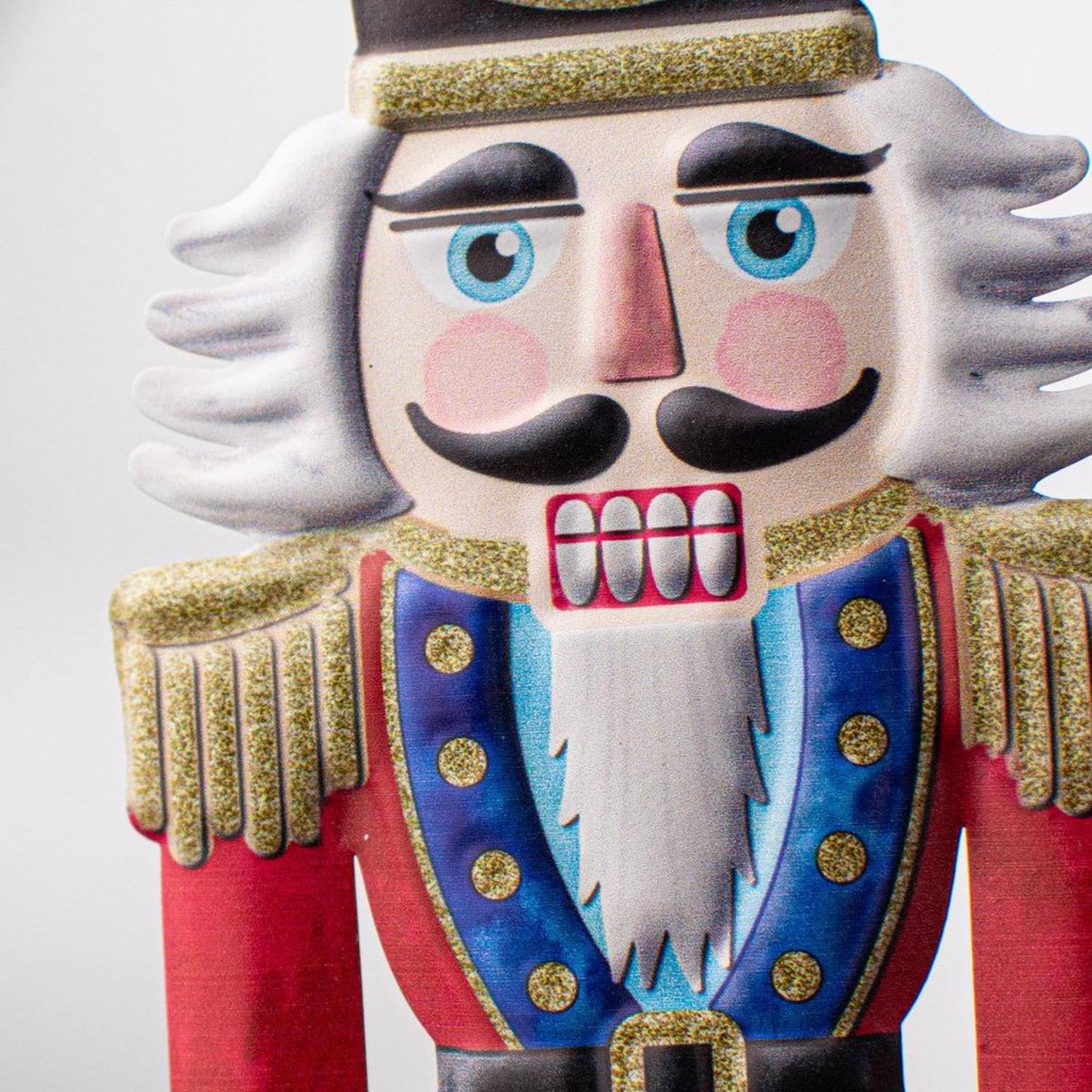 Shop For 12" Metal Embossed Nutcracker at Michelle's aDOORable Creations