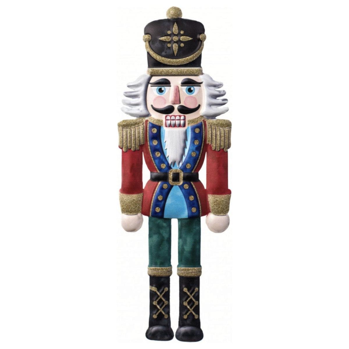 Shop For 12" Metal Embossed Nutcracker at Michelle's aDOORable Creations