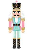 12" Metal Embossed Nutcracker: Pink - Michelle's aDOORable Creations - Wooden/Metal Signs