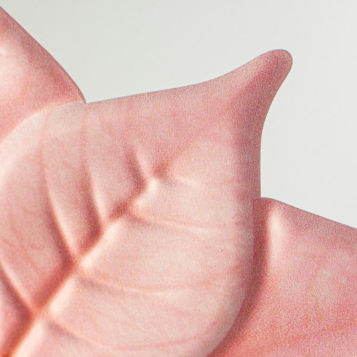 Shop For 12" Metal Embossed Poinsettia: Pink at Michelle's aDOORable Creations