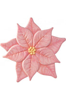 Shop For 12" Metal Embossed Poinsettia: Pink at Michelle's aDOORable Creations