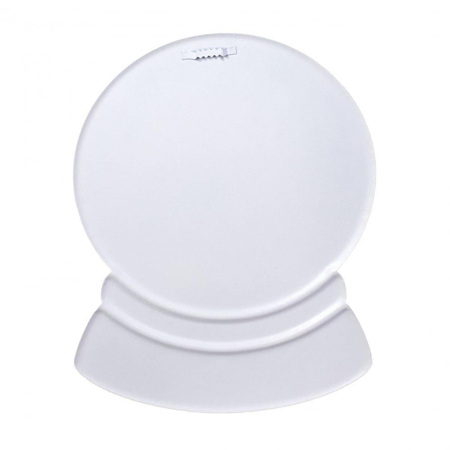 12" Metal Embossed Sign: Easter Snow Globe