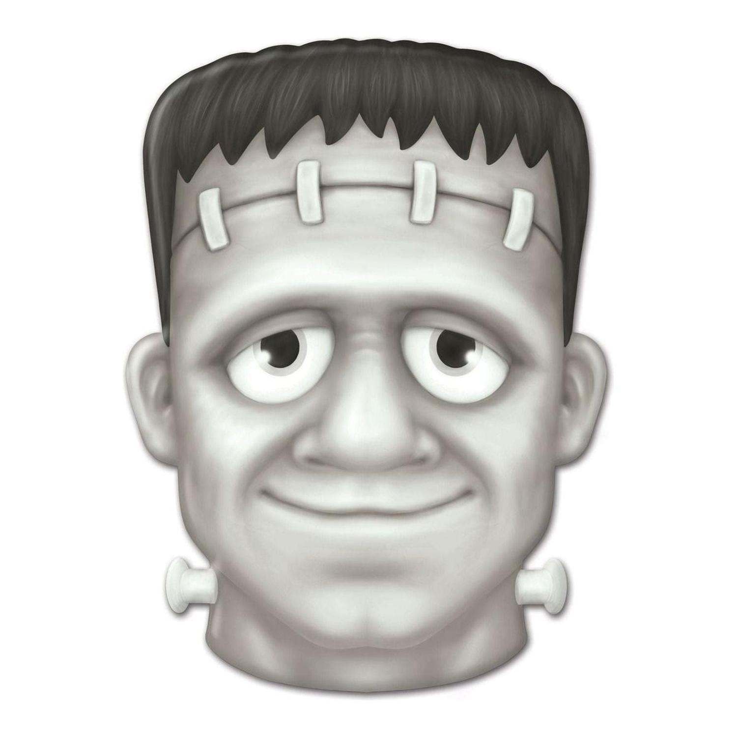 12" Metal Embossed Sign: Frankenstein (Black)