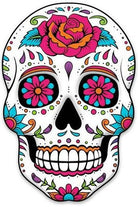 Shop For 12" Metal Embossed Sign: Sugar Skull at Michelle's aDOORable Creations