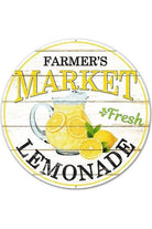 12" Metal Farmer's Market Sign: Lemonade - Michelle's aDOORable Creations - Wooden/Metal Signs
