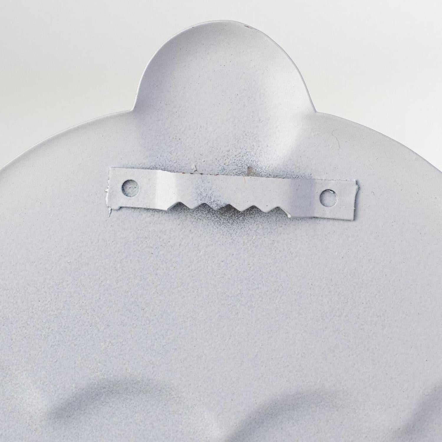 12" Metal Halloween Ice Cream Cone Sign