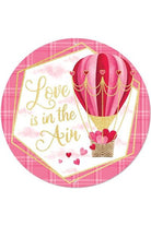 12" Metal Sign: Love Is In The Air - Michelle's aDOORable Creations - Wooden/Metal Signs
