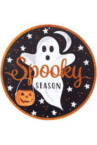 12" Metal Spooky Season Sign: Black - Michelle's aDOORable Creations - Wooden/Metal Signs