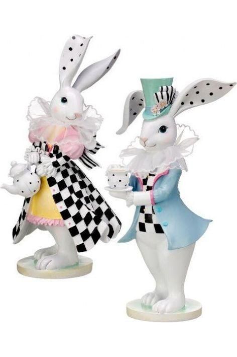 Shop For 12" Resin & Fabric Brunch Bunny at Michelle's aDOORable Creations