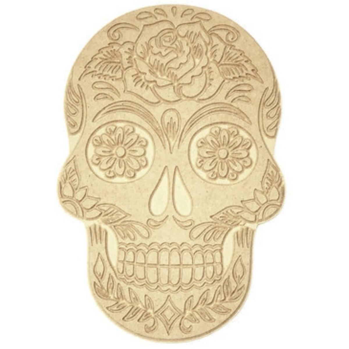 Shop For 12" Sugar Skull Wood Cutout - Unfinished Wood at Michelle's aDOORable Creations