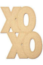12" Unpainted MDF Hugs & Kisses XOXO Cutout - Michelle's aDOORable Creations - Unfinished Wood Cutouts