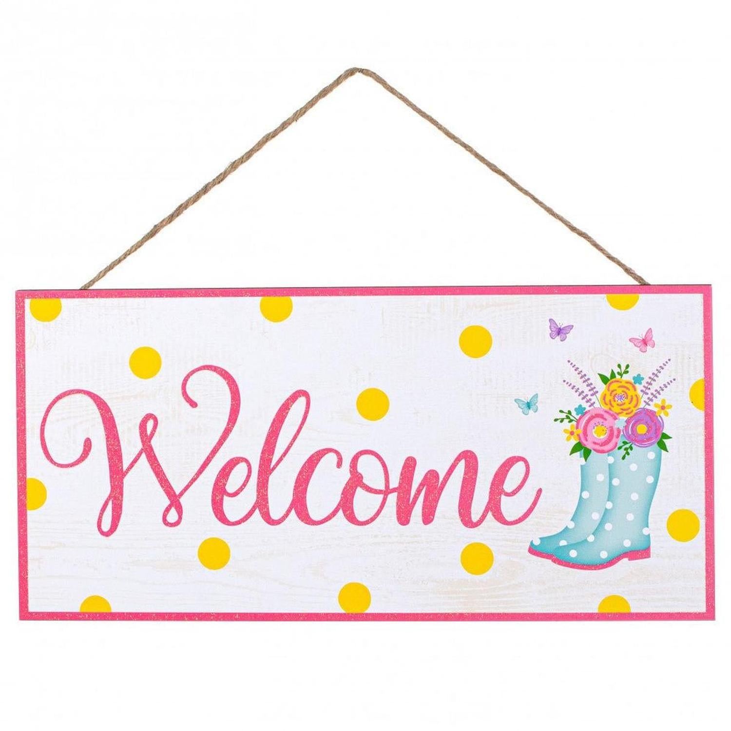 Shop For 12" Wood Sign: Welcome Boots at Michelle's aDOORable Creations