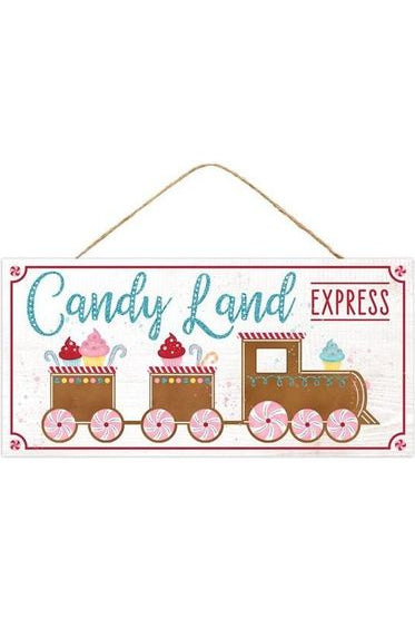12" Wooden Sign: Candy Lane Express - Michelle's aDOORable Creations - Wooden/Metal Signs
