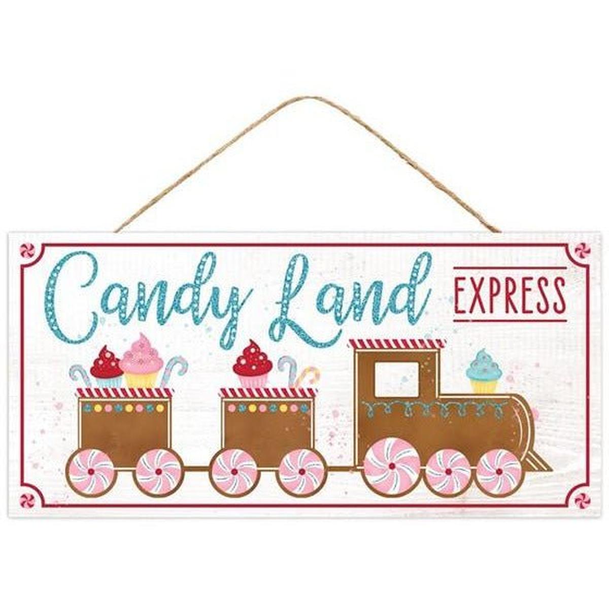 Shop For 12" Wooden Sign: Candy Lane Express at Michelle's aDOORable Creations