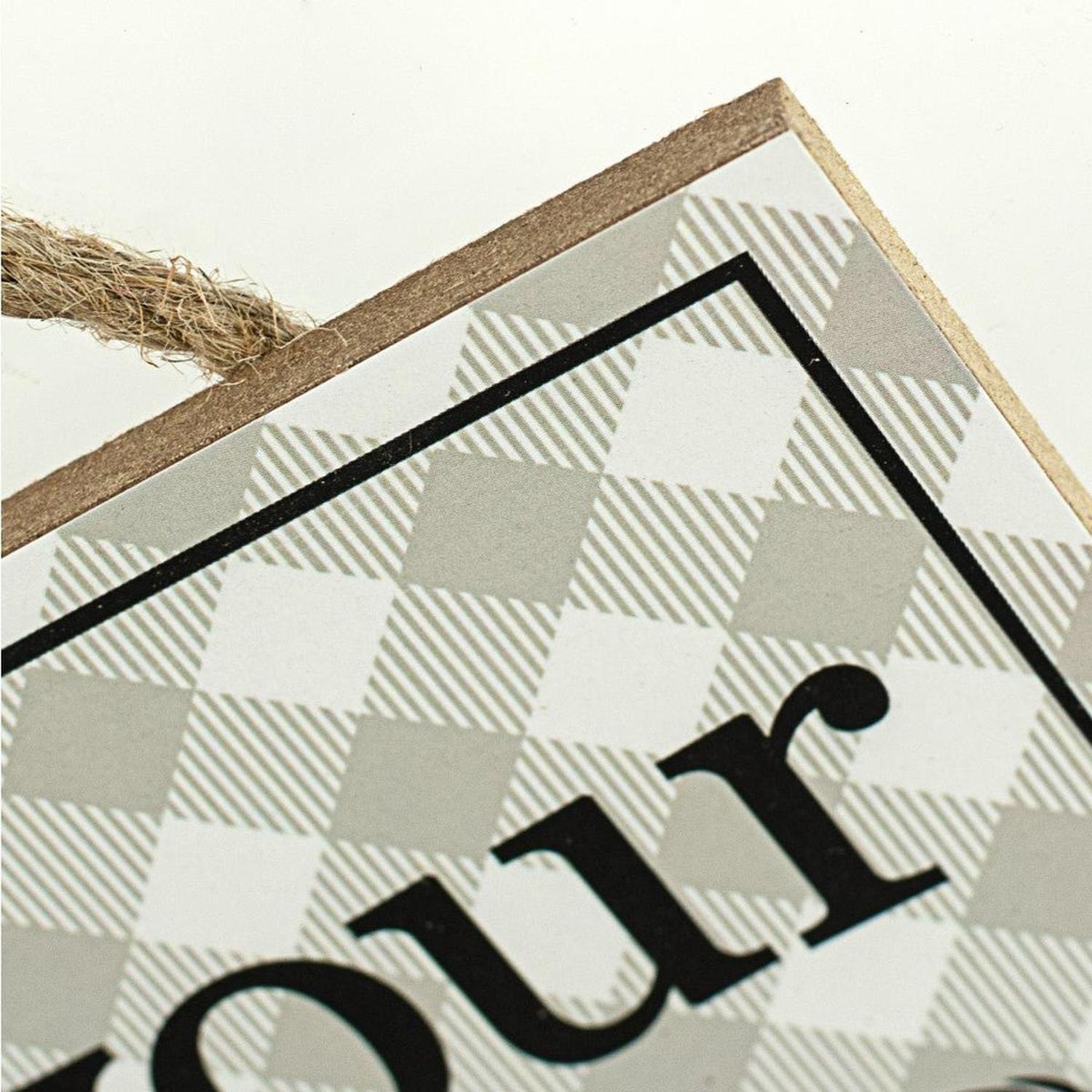 12" Wooden Sign: Count Your Blessings