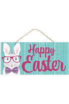 Shop For 12" Wooden Sign: Happy Easter Bunny at Michelle's aDOORable Creations