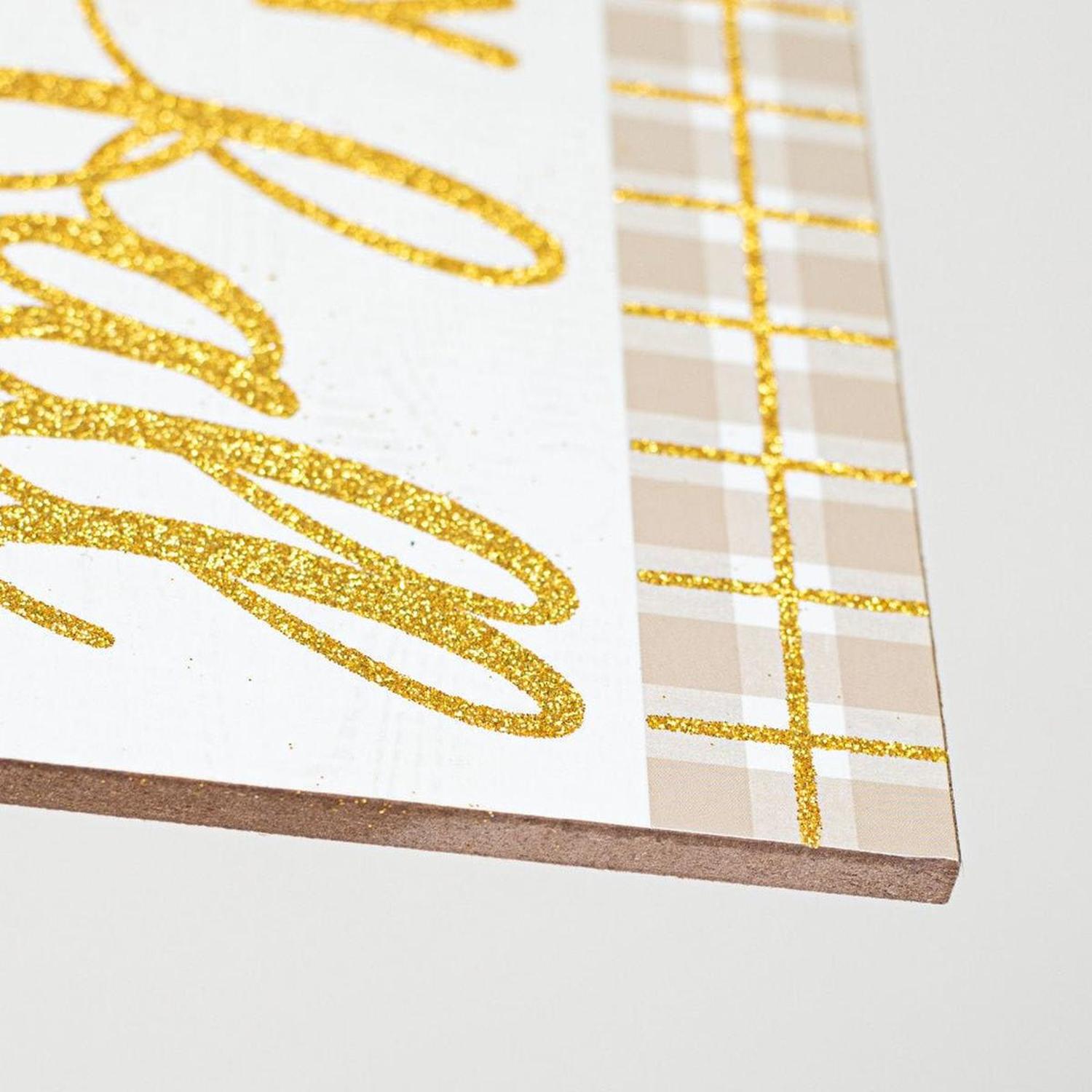 12" Wooden Sign: Happy Fall Scarecrow