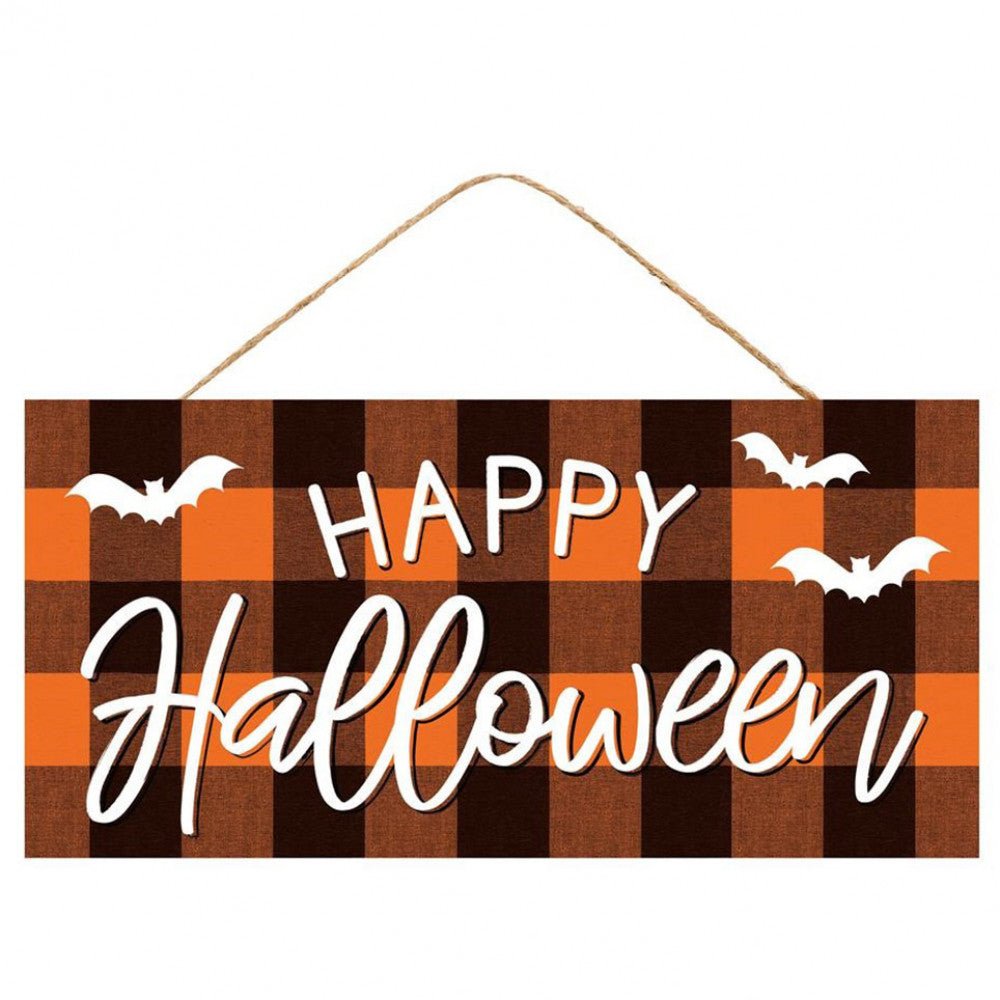 Shop For 12" Wooden Sign: Happy Halloween Check at Michelle's aDOORable Creations