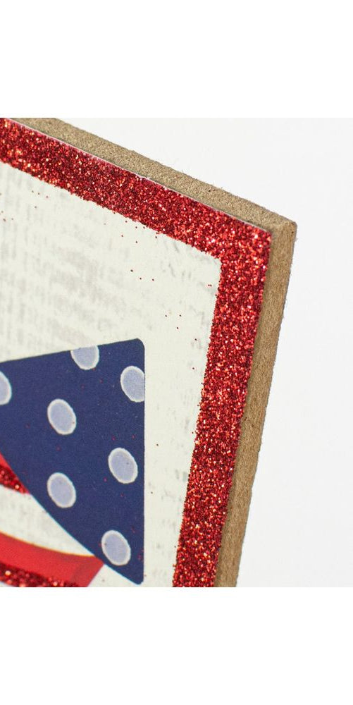 12" Wooden Sign: Old Firecracker Glitter - Michelle's aDOORable Creations - Wooden/Metal Signs