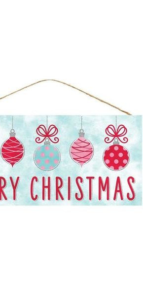 12" Wooden Sign: Retro Merry Christmas - Michelle's aDOORable Creations - Wooden/Metal Signs