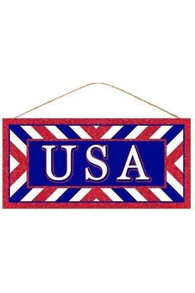 Shop For 12" Wooden Sign: USA at Michelle's aDOORable Creations