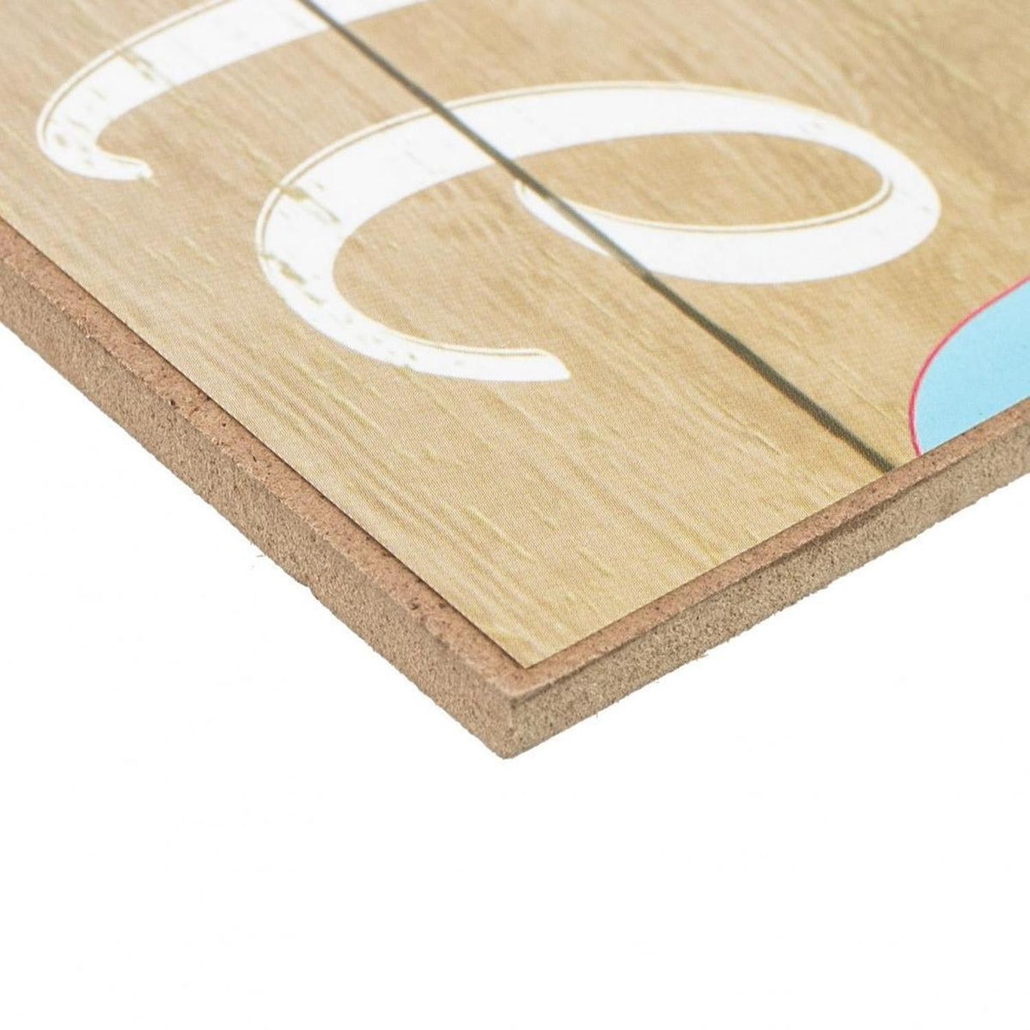 12" Wooden Sign: Welcome/Flip Flops