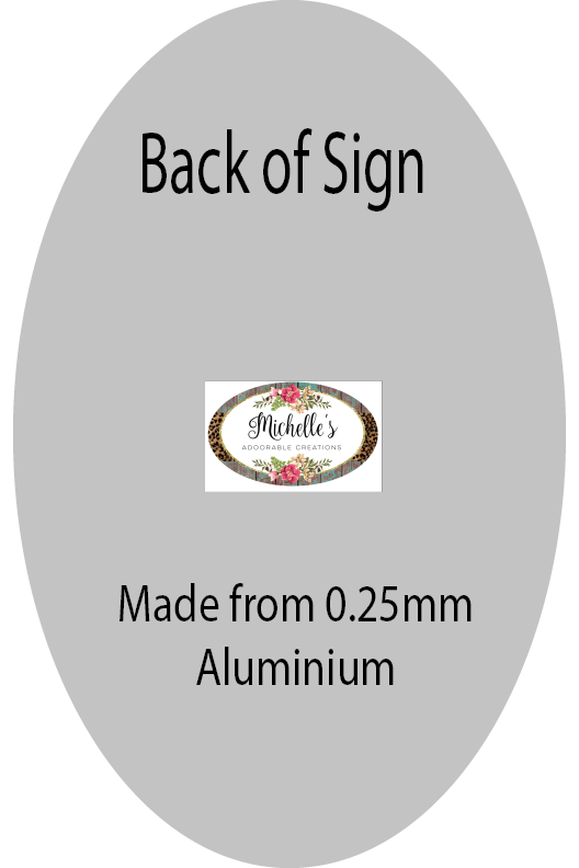 12in Waterproof Sign: Cracked Easter Bunny Egg - Michelle's aDOORable Creations - Signature Signs