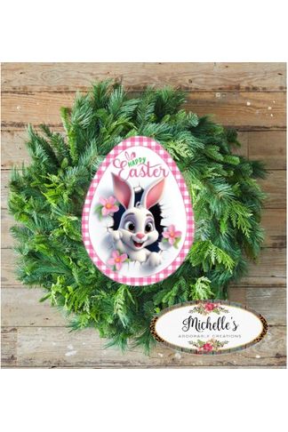 Shop For 12in Waterproof Sign: Happy Easter Bunny Egg at Michelle's aDOORable Creations