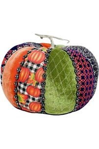 13" Designer Autumn Pumpkin: Multi - Michelle's aDOORable Creations - Pumpkin
