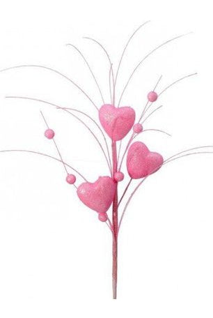 Shop For 13" Glitter Heart Rain Spray: Pink MTX73720PINK