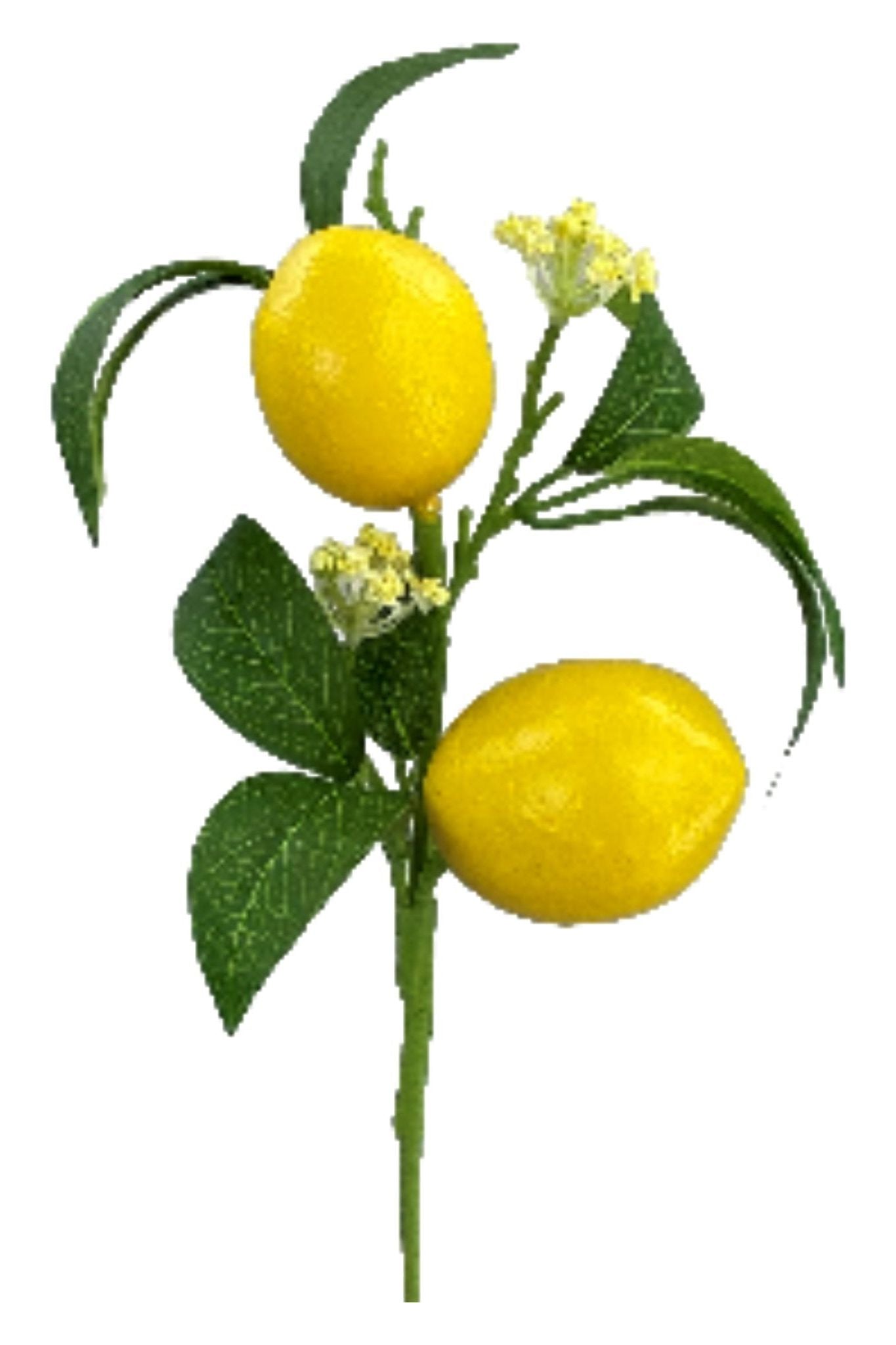 13" Lemon Leaf Spray - Michelle's aDOORable Creations - Sprays and Picks