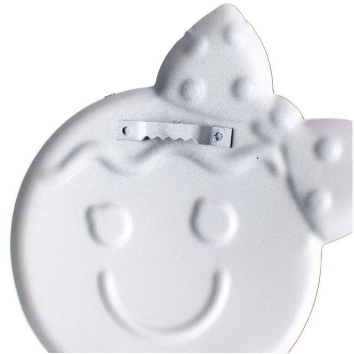 Shop For 13" Metal Embossed Gingerbread: Girl (Red) at Michelle's aDOORable Creations