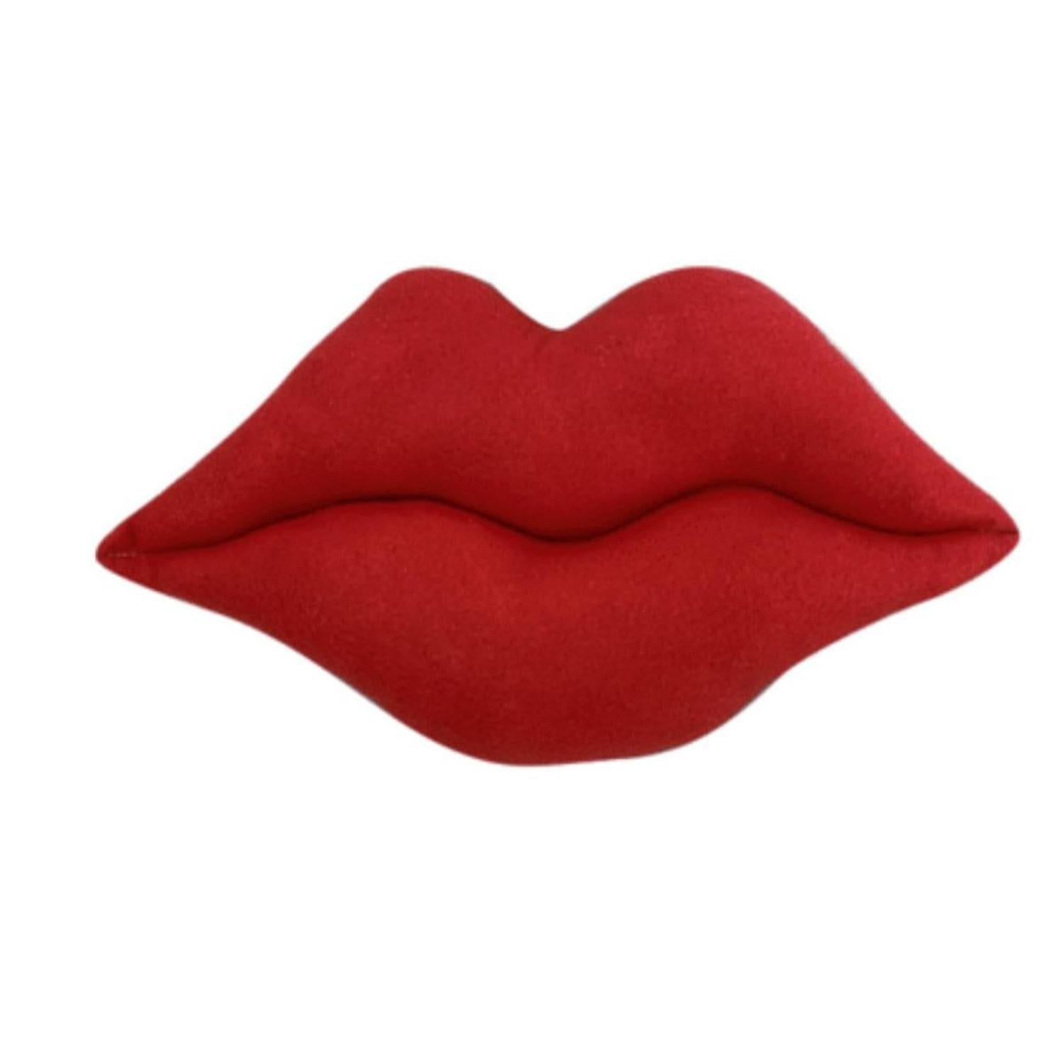13" Plush Red Lips